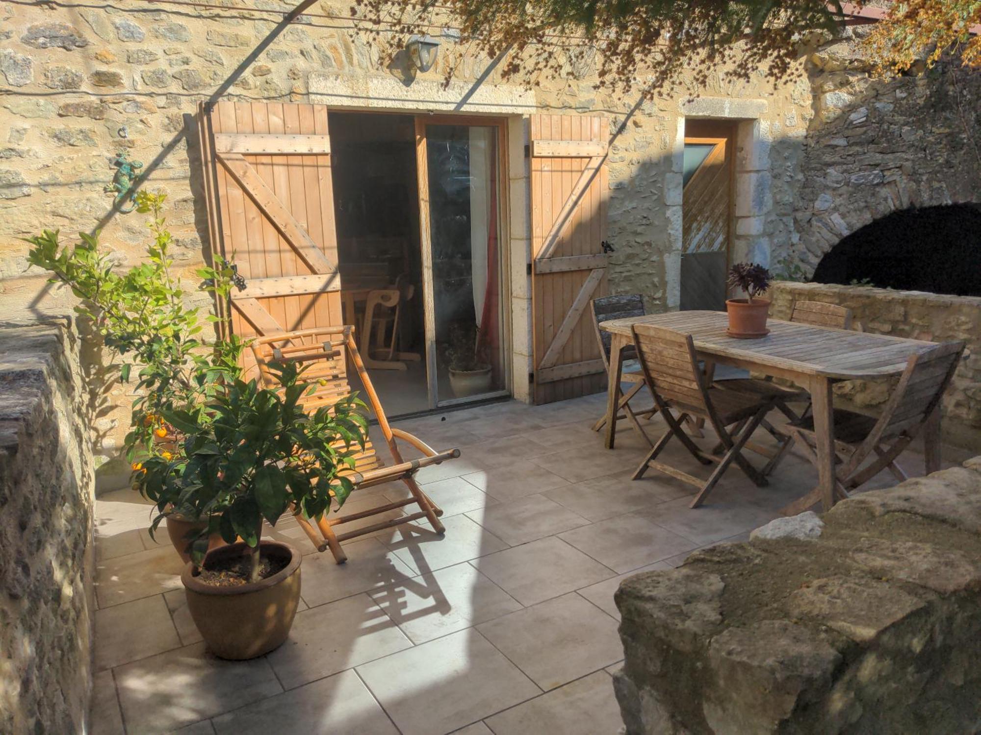 Gite Les Tilleuls Villa Saint-Montan Exterior foto